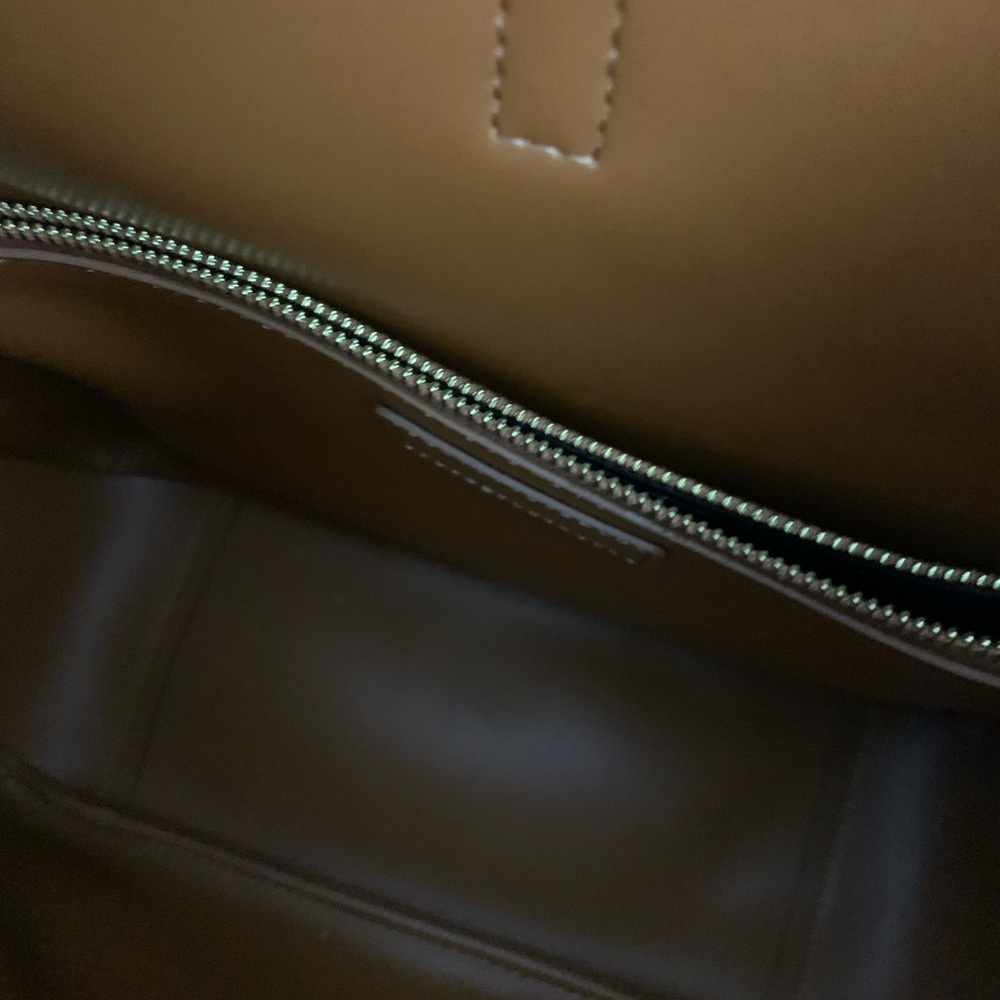 Yves Saint Laurent Brown Suede Shoulder Bag - Picture 3 of 4